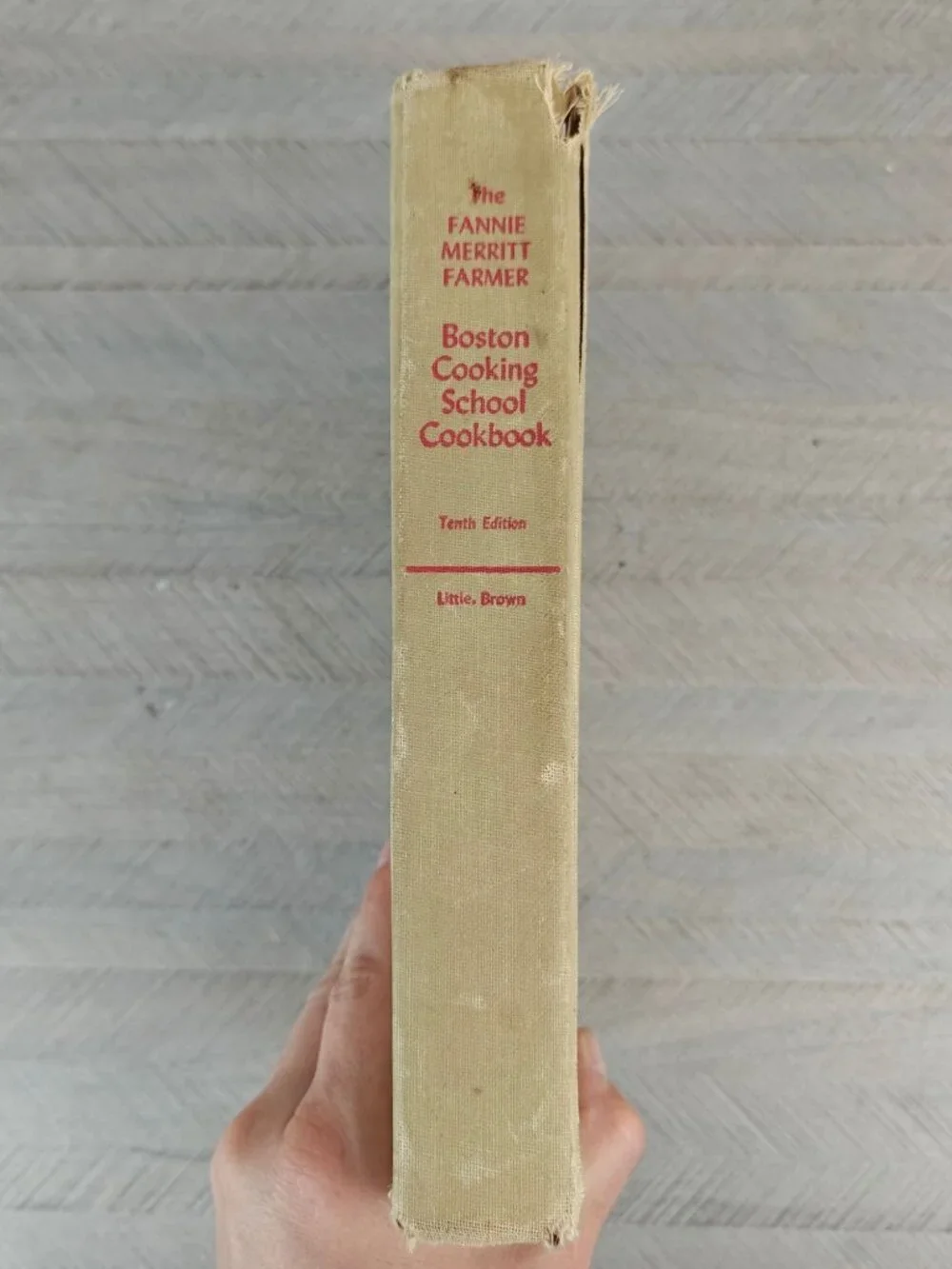 The Fannie Merritt Farmer Boston Cooking School Cookbook HC Tenth Edition 1964